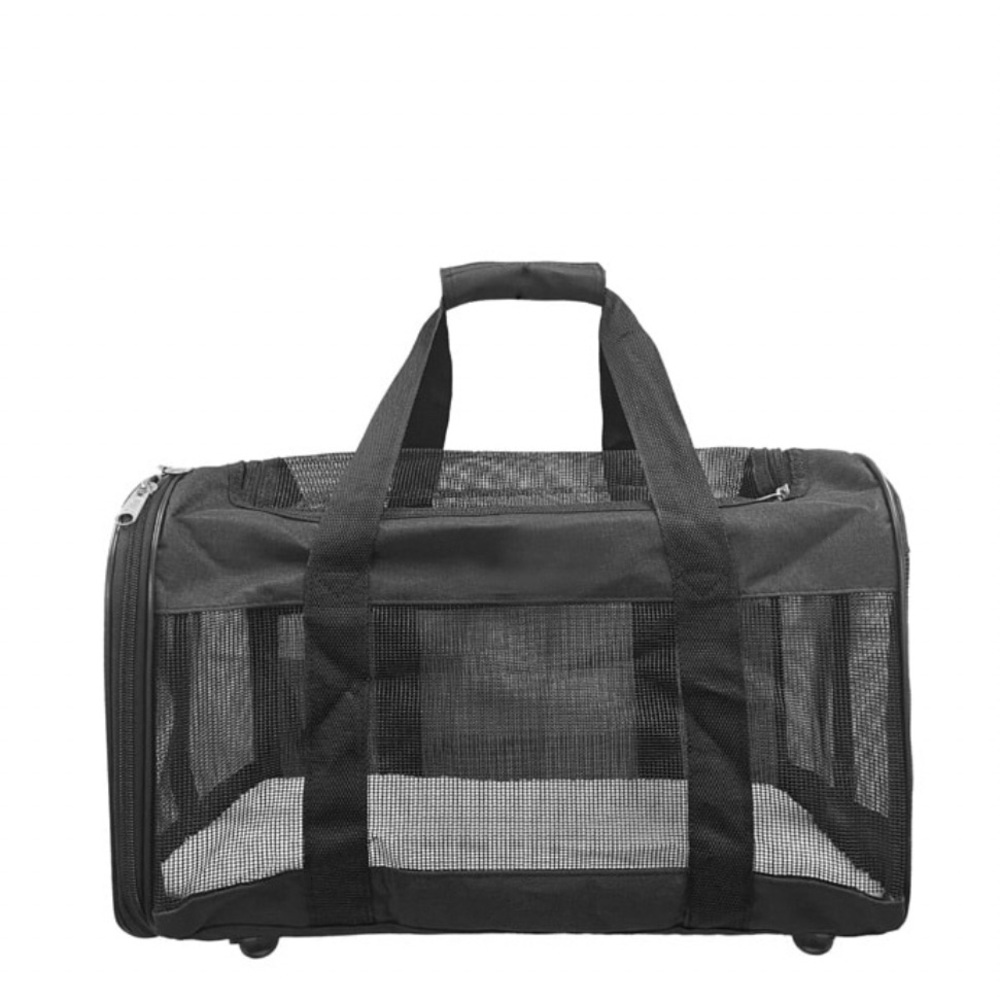 New Black Mesh Duffle Bag - 18 X 10 - NWoT!